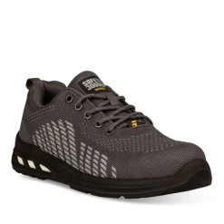 Chaussures De Sécurité GRIS Femme Motif Uni Lacets