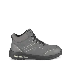 Chaussures De Sécurité GRIS Homme Motif Uni Lacets