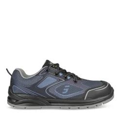 Chaussures De Sécurité GRIS Homme Motif Uni Lacets