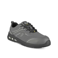 Chaussures De Sécurité GRIS Homme Motif Uni Lacets