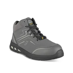 Chaussures De Sécurité GRIS Homme Motif Uni Lacets
