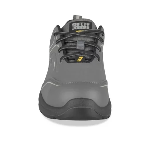 Chaussures De Sécurité GRIS Homme Motif Uni Lacets