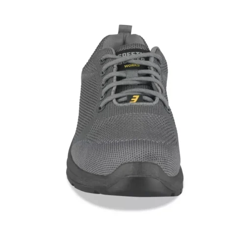 Chaussures De Sécurité GRIS Homme Motif Uni Lacets