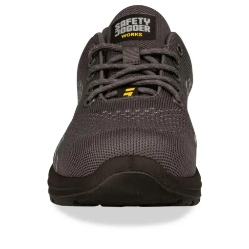 Chaussures De Sécurité GRIS Femme Motif Uni Lacets