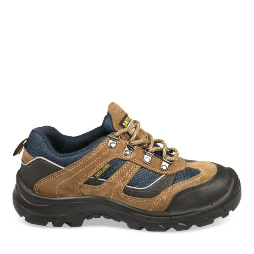 Chaussures De Sécurité MARRON Homme Motif Uni Lacets