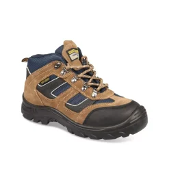 Chaussures De Sécurité MARRON Homme Motif Uni Lacets