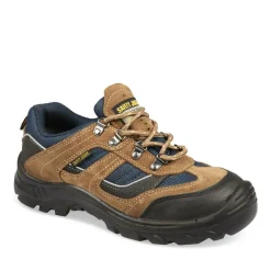 Chaussures De Sécurité MARRON Homme Motif Uni Lacets