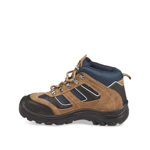 Chaussures De Sécurité MARRON Homme Motif Uni Lacets