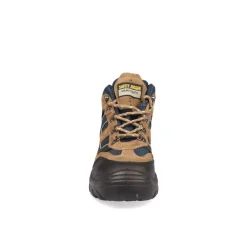 Chaussures De Sécurité MARRON Homme Motif Uni Lacets