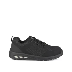 Chaussures De Sécurité NOIR Femme Motif Uni Lacets