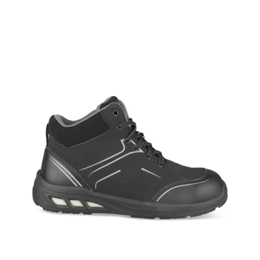 Chaussures De Sécurité NOIR Femme Motif Uni Lacets