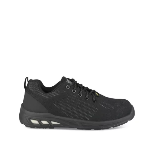 Chaussures De Sécurité NOIR Homme Motif Uni Lacets
