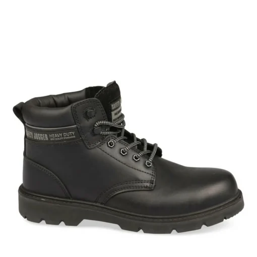 Chaussures De Sécurité NOIR Homme CUIR Motif Uni Lacets