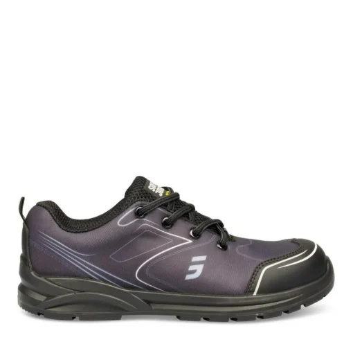 Chaussures De Sécurité NOIR Homme Motif Uni Lacets