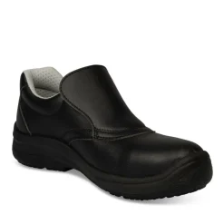 Chaussures De Sécurité NOIR Femme CUIR Elastique