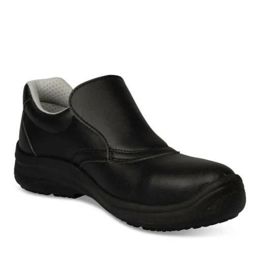 Chaussures De Sécurité NOIR Femme CUIR Elastique