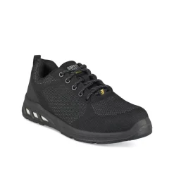 Chaussures De Sécurité NOIR Femme Motif Uni Lacets