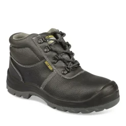 Chaussures De Sécurité NOIR Femme CUIR Motif Uni Lacets