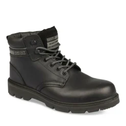 Chaussures De Sécurité NOIR Homme CUIR Motif Uni Lacets