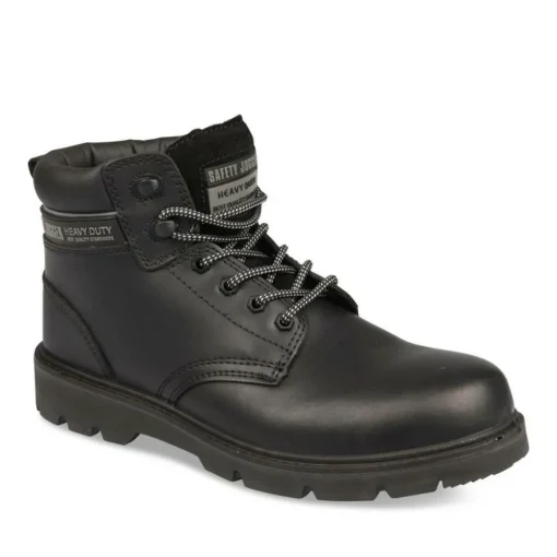 Chaussures De Sécurité NOIR Homme CUIR Motif Uni Lacets