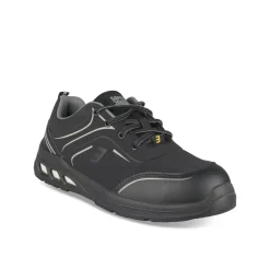 Chaussures De Sécurité NOIR Homme Motif Uni Lacets