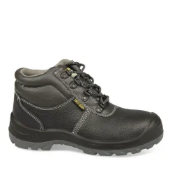 Chaussures De Sécurité NOIR Femme CUIR Motif Uni Lacets