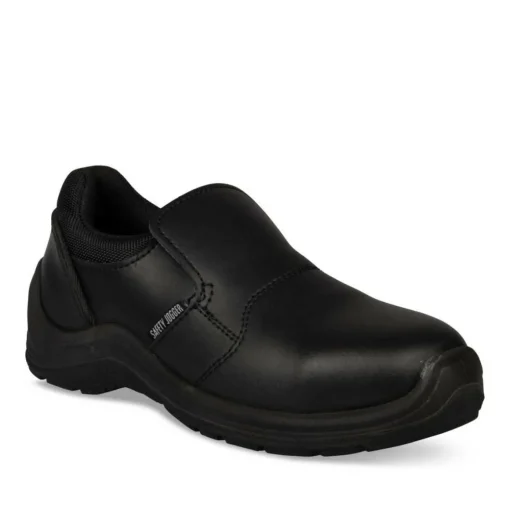 Chaussures De Sécurité NOIR Femme CUIR Motif Uni