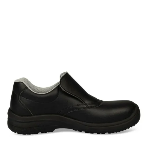 Chaussures De Sécurité NOIR Femme CUIR Elastique