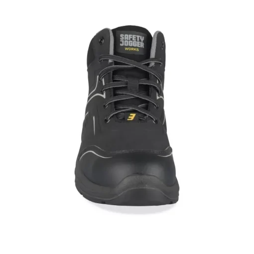 Chaussures De Sécurité NOIR Femme Motif Uni Lacets