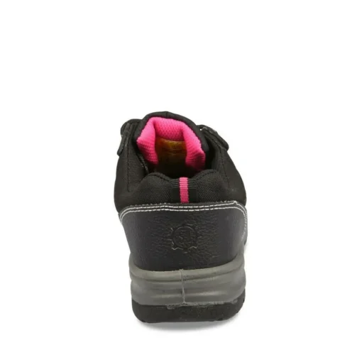 Chaussures De Sécurité NOIR Femme CUIR Motif Uni Lacets