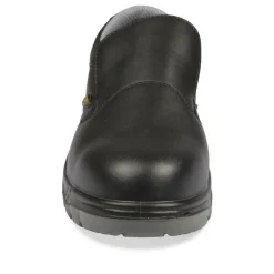 Chaussures De Sécurité NOIR Femme CUIR Motif Uni A Enfiler