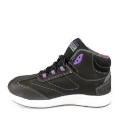 Chaussures De Sécurité NOIR Femme CUIR Motif Uni