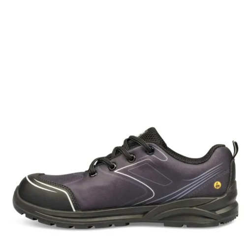 Chaussures De Sécurité NOIR Homme Motif Uni Lacets