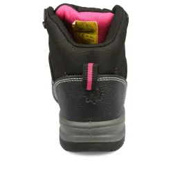 Chaussures De Sécurité NOIR Femme CUIR Motif Uni Lacets