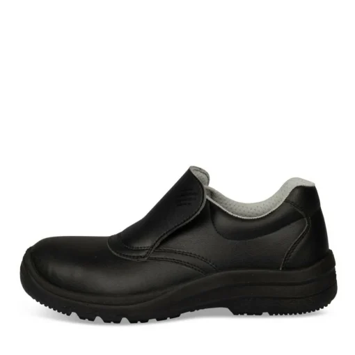 Chaussures De Sécurité NOIR Femme CUIR Elastique