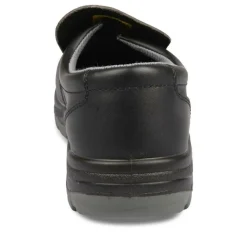 Chaussures De Sécurité NOIR Femme CUIR Motif Uni A Enfiler