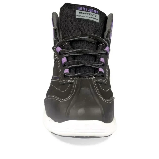 Chaussures De Sécurité NOIR Femme CUIR Motif Uni