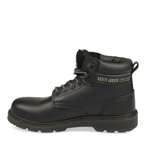 Chaussures De Sécurité NOIR Homme CUIR Motif Uni Lacets