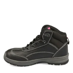 Chaussures De Sécurité NOIR Femme CUIR Motif Uni Lacets