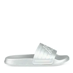 Claquettes ARGENT Femme Motif Uni