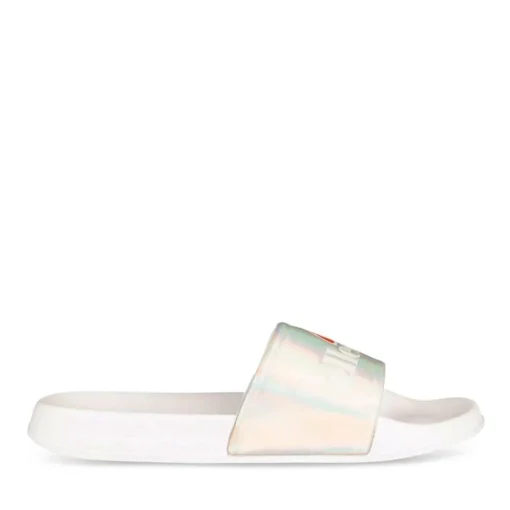 Claquettes ARGENT Femme Motif Uni