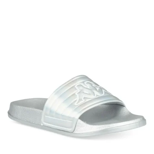 Claquettes ARGENT Femme Motif Uni