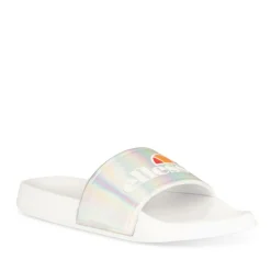 Claquettes ARGENT Femme Motif Uni