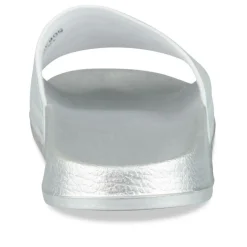 Claquettes ARGENT Femme Motif Uni