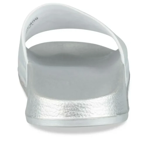 Claquettes ARGENT Femme Motif Uni