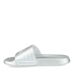 Claquettes ARGENT Femme Motif Uni
