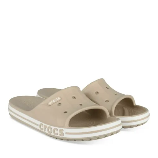 Claquettes BEIGE CROCS Bayaband Slide