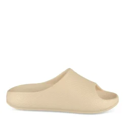 Claquettes BEIGE Femme Motif Uni A Enfiler