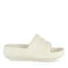 Claquettes BEIGE Femme Motif Uni A Enfiler