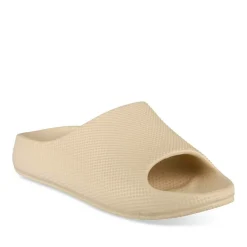 Claquettes BEIGE Femme Motif Uni A Enfiler